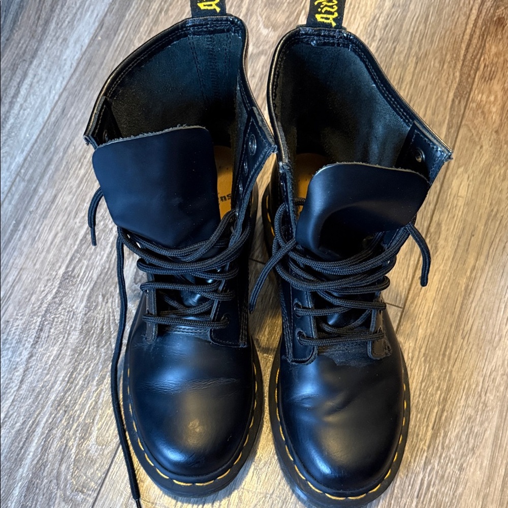 Dr. Martens Black Leather Boots.
